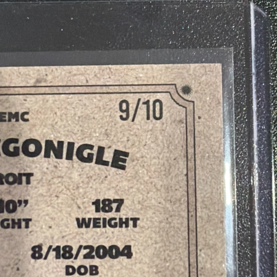 Kevin Mcgonigle 2025 Onyx Vintage/10 en tarjeta automática Detroit Tigers 🔥 Foto 3 de 4