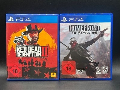 Homefront Revolution + Red Dead Redemption II 2 Playstation 4 PS4 Top Zustand