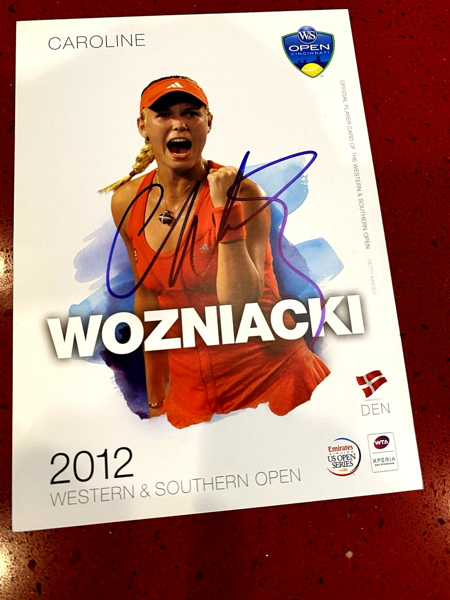 Caroline Wozniacki Tennis Autographed Photos for sale | eBay