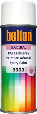 spectRAL Lackspray RAL 9003 signalweiß, glänzend, 400 ml  ProfiQualität