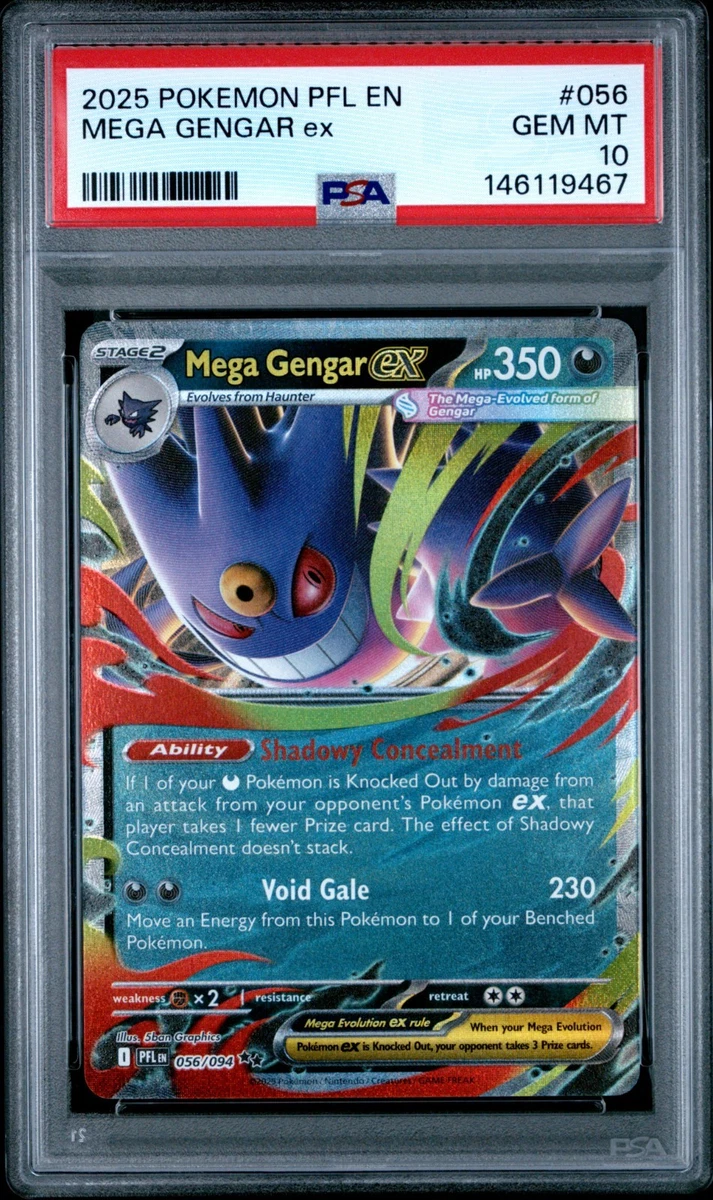 Gengar Pokémon TCG Professional Sports Authenticator (PSA) Individual  Trading Card Games for sale
