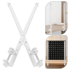  2 Pcs Wall Mounted Table Fold down Shelf Support Bracket Adjustable Organizer