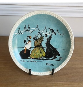 VTG Normal Rockwell When in Rome Limited Edition Collectors Plate Ceramic