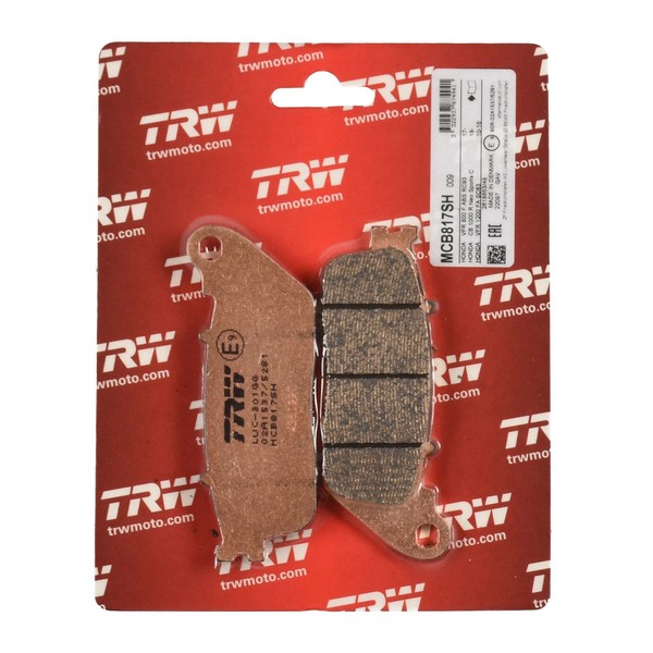 TRW Bremsbelag Sinter Street (FüR: Honda VFR 800 F ABS RC93 17-21 Hinten )-image
