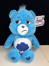 New 2022 Care Bears Grumpy Bear Plush Blue Thunder Cloud Belly w/Tags