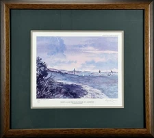 Kenneth Reed FRSA High in 11th Hole St Andrews Print Framed Signed #689/950