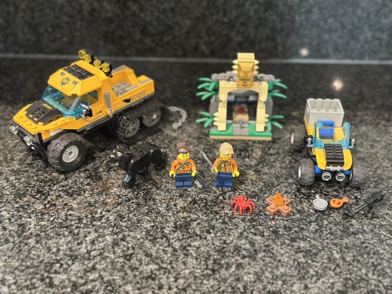 LEGO City Jungle Halftrack Building Kit 60159 with Instructions