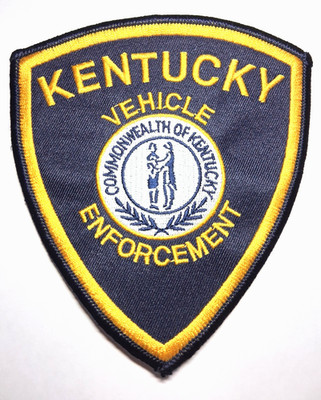 Kentucky Vehicle Enforcement Patch - Old Style - FREE Tracked US Shipping !