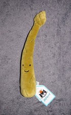 Jellycat Vivacious Asparagus Rare Retired Genuine Vegetable Plush Beanie NEW TAG