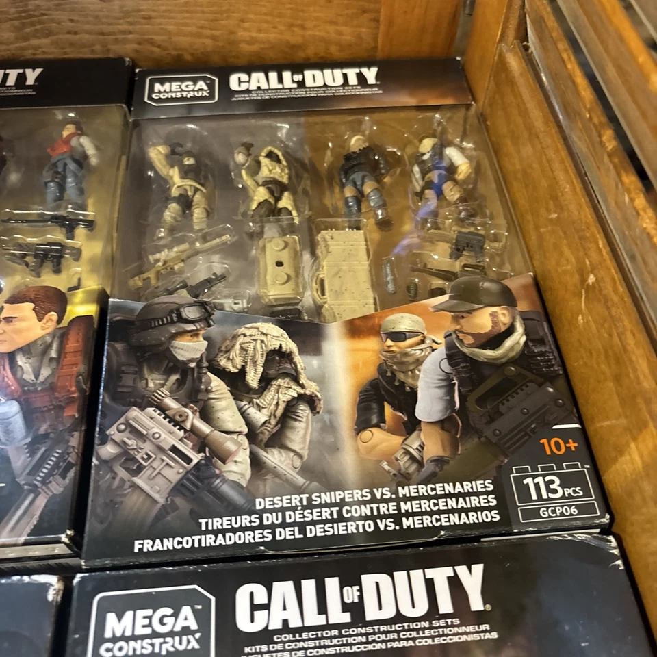 Lot Of 5 Mega Construx Call Of Duty Desert Snipers Black Ops Submariners Special - Image 4 of 4