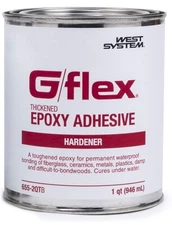 West System 655-2QTB  G/flex Thickened Epoxy Adhesive Hardener ONLY NO RESIN!