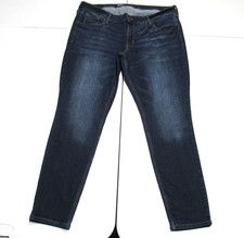 Old Navy Mid Rise Rockstar Skinny Stretch Denim Blue Jeans Women's Size 18