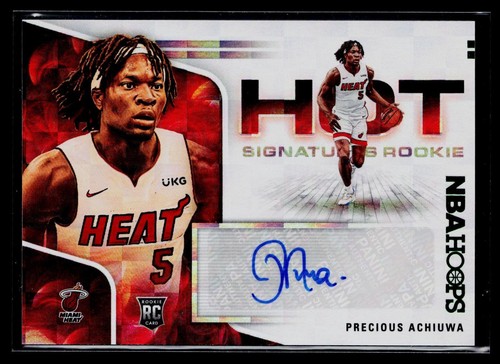 Precious Achiuwa #HR-PAW 2020 Panini Hoops Hot Signatures card