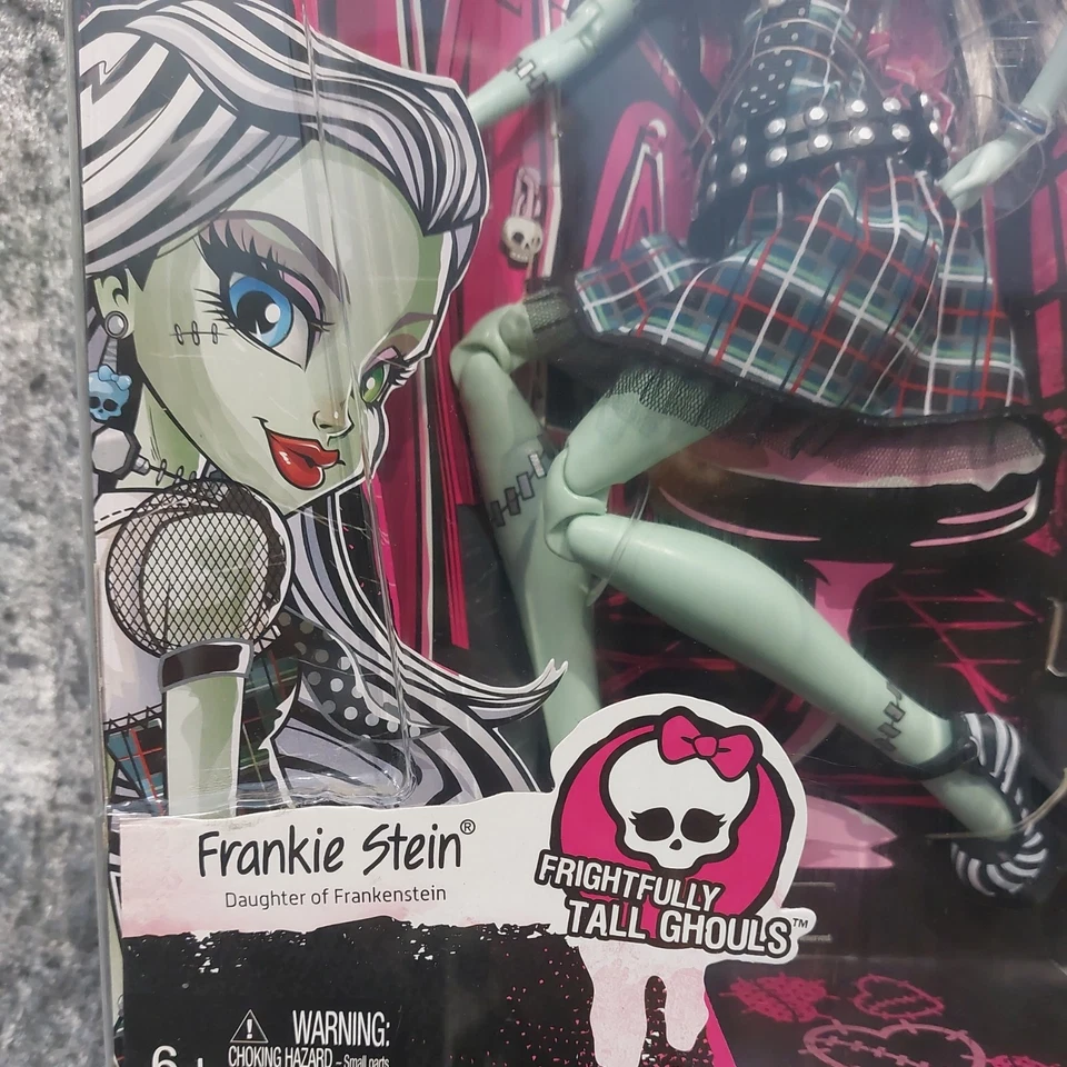 Monster High Frankie Stein Frightfully Tall Ghouls doll BNIB 2015 boxed New - Image 4 of 4