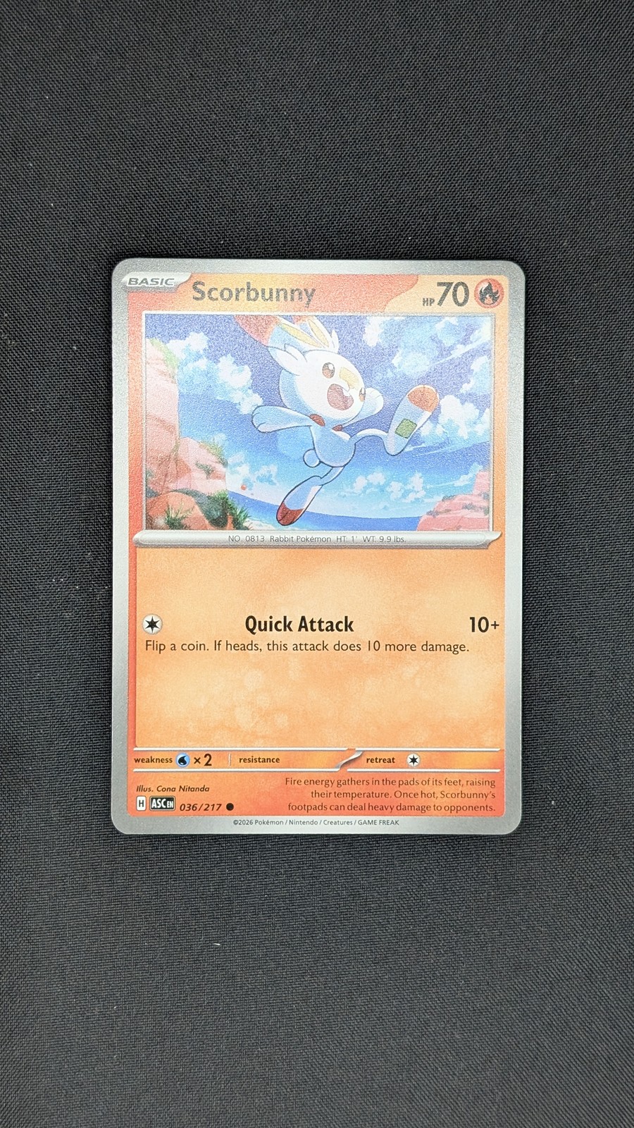 ME: Ascended Heroes #036/217 Scorbunny