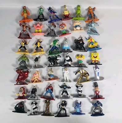 Big Lot of Jada Toys Nano Metal Figs Die-Cast Metal Collectible Figures 