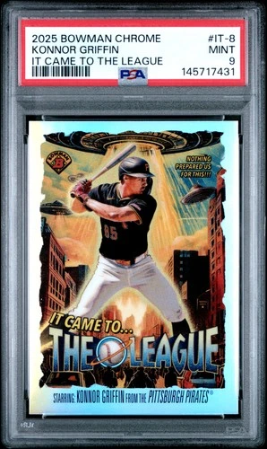 2025 Bowman Chrome #IT-8 Konnor Griffin It Came To The League PSA 9