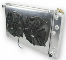 4 Row Aluminum Radiator+Shroud Fan for 1970-1981 Chevy Camaro/78-87 Monte Carlo