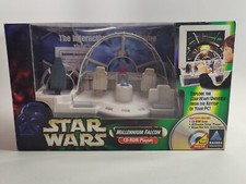 STAR WARS Millennium Falcon Cockpit, CD-ROM Playset (PC, 1998) VINTAGE HASBRO!