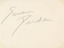 Severn Darden- Signed Card Severn Darden- Signed Card