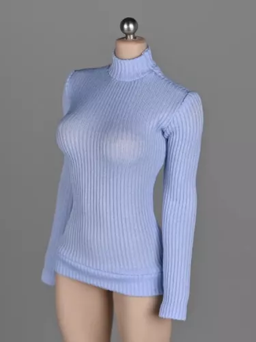 Maßstab 1/12 Stretch Pullover Shirt Kleidung für 6" weibliche Actionfigur Zubehör - Bild 17 von 25
