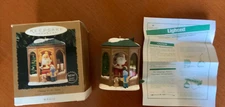 Hallmark Ornament 1995 Magic Light and Motion  Coming to See Santa