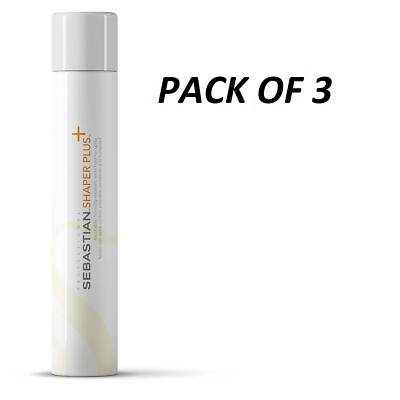 Shaper Plus Hair Spray By Sebastian For Unisex - 10.6Oz - PACK OF 3