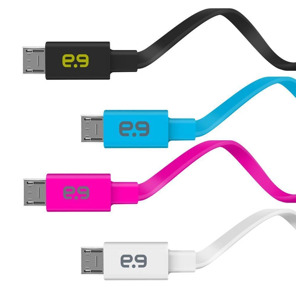 Pure Gear Flat Round Charge Sync Cable for MICRO USB Devices   48" 4FT 1.2M New - Image 3 of 3