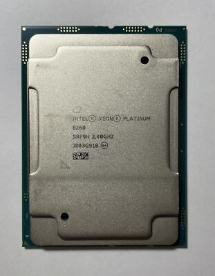 Xeon Platinum 8260, SRF9H, LGA 3647,  2,4 GHz, 37,75MB L3, (inkl.19% MwSt)