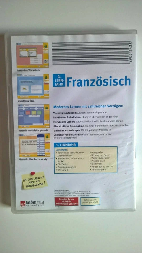 PC CD ROM Schülerhilfe Französisch 1. Lern-Jahr - Bild 2 von 3