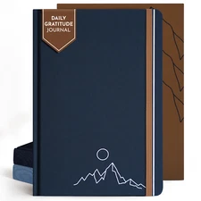 RYVE Gratitude Journal for Men: 6-Month Guided Mindfulness Journal with Prompts