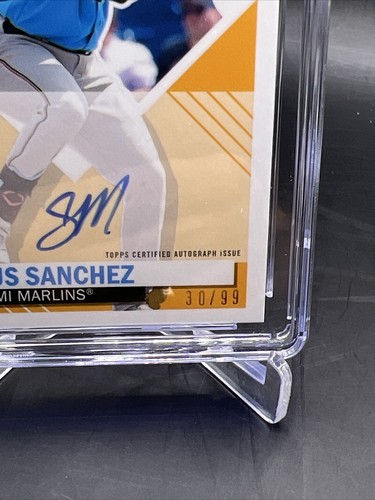 Jesus Sanchez 2021 Topps Brooklyn Collection Auto #BKA-JSA # 30/99 CGC 8.5 AU 10 - Picture 2 of 5