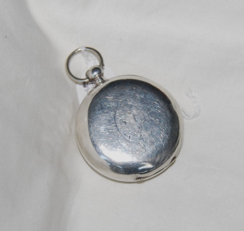 Antique Silver American Waltham 7 Jewel. Pocket Watch. Size 18. 1880