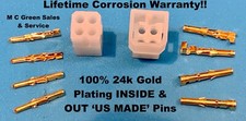 Snowex Blizzard Snow Plow Truckcontroller 4 Gold Pin Plug Repair Kit Ultramount