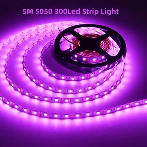 16FT 12V 300 LED Strip Light 3528 5050 5630 SMD RGB Ribbon Tape Waterproof Lamp - Picture 17 of 21