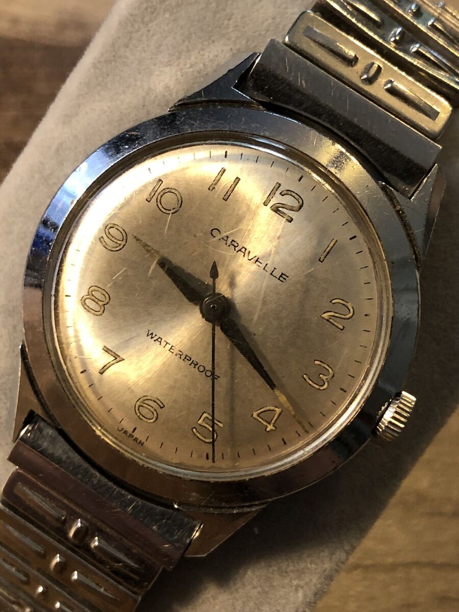 Vintage Caravelle By Bulova Watch M5 Antimagnetic/Shock Gold Vintage Caravelle By Bulova Watch M5 Antimagnetic/Shock Gold