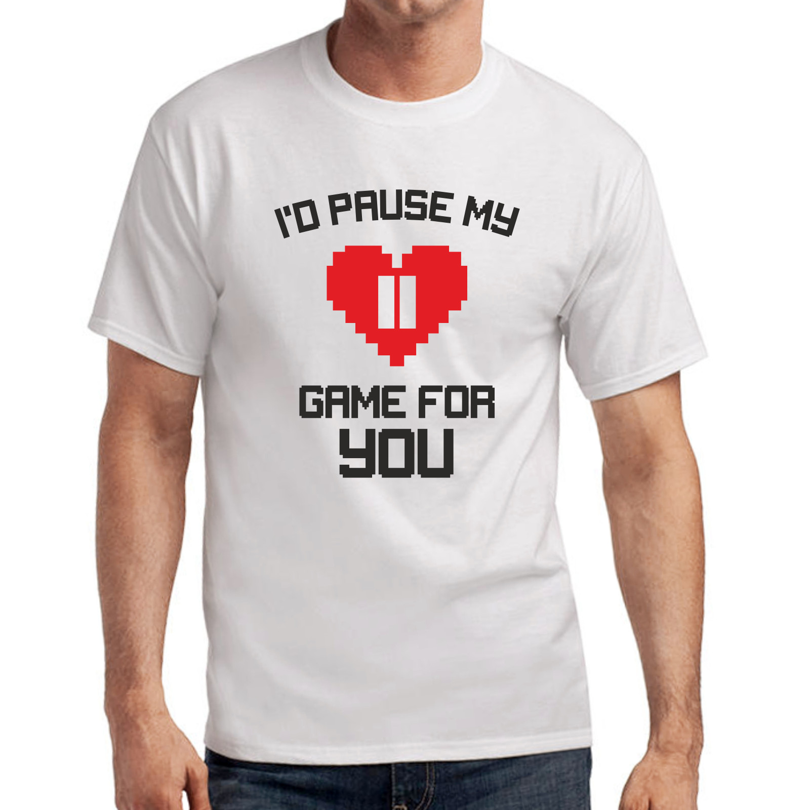 I'D Pausa Mi Juego Para Usted Friki Gamer Nerd 8Bit Eslogans Regalo Divertido