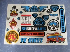 SE Bike Life - SE Bikes - We Ride As One - Sticker Set - New