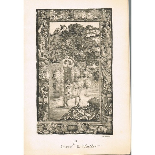 Catalogue Vente aux Enchères Tapisserie AUBUSSON GOBELINS & FLANDRES 13 Déc 1929 - Picture 10 of 11
