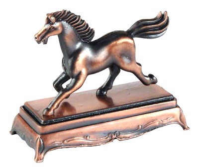Horse Running on Stand Die Cast Metal Collectible Pencil Sharpener