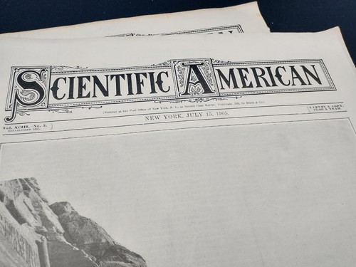 9X Vtg Scientific American magazines All from 1905 March-Sep #1666 - Picture 18 of 24