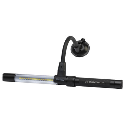 Scangrip LINE LIGHT R Akku Fixierlampe Akkulampe Handlampe mit Halterung Dellen