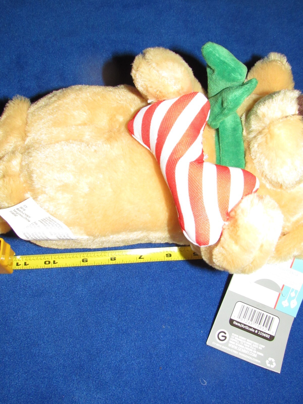 Gemmy Animated Holiday Dog New # 115692 jingle bells Barking chewing classic joy