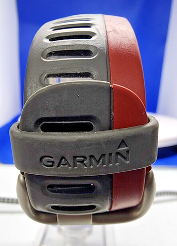 Garmin FR60 M Watch, Gray and Red Band, New Battery Working. - Picture 6 of 11