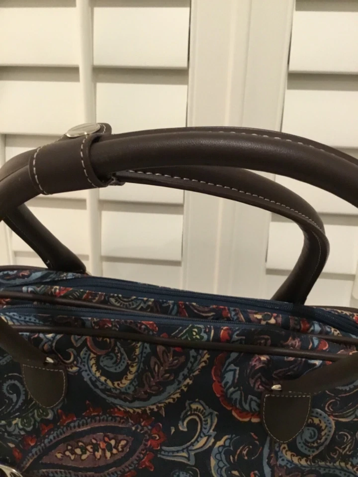 Bolso de viaje de mano Chaps Ralph Lauren Richmond Park Mountain Paisley $139,99 RT Foto 3 de 4