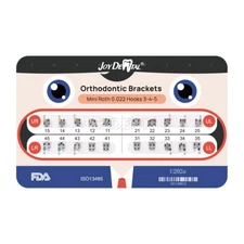 1pk 20pcs Ortodoncia dental monobloque Brackets MIM Mini Roth 0.022 Ganchos 345