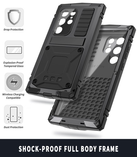 Coque Métallique Pour Samsung S24 Ultra S24 Plus Gorilla Résistante Aux Chocs - Photo 33 sur 60
