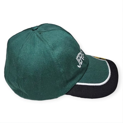 Sombrero de recuerdo Jerusalén ajustable verde bordado poliéster gorra sin usar - Imagen 6 de 10