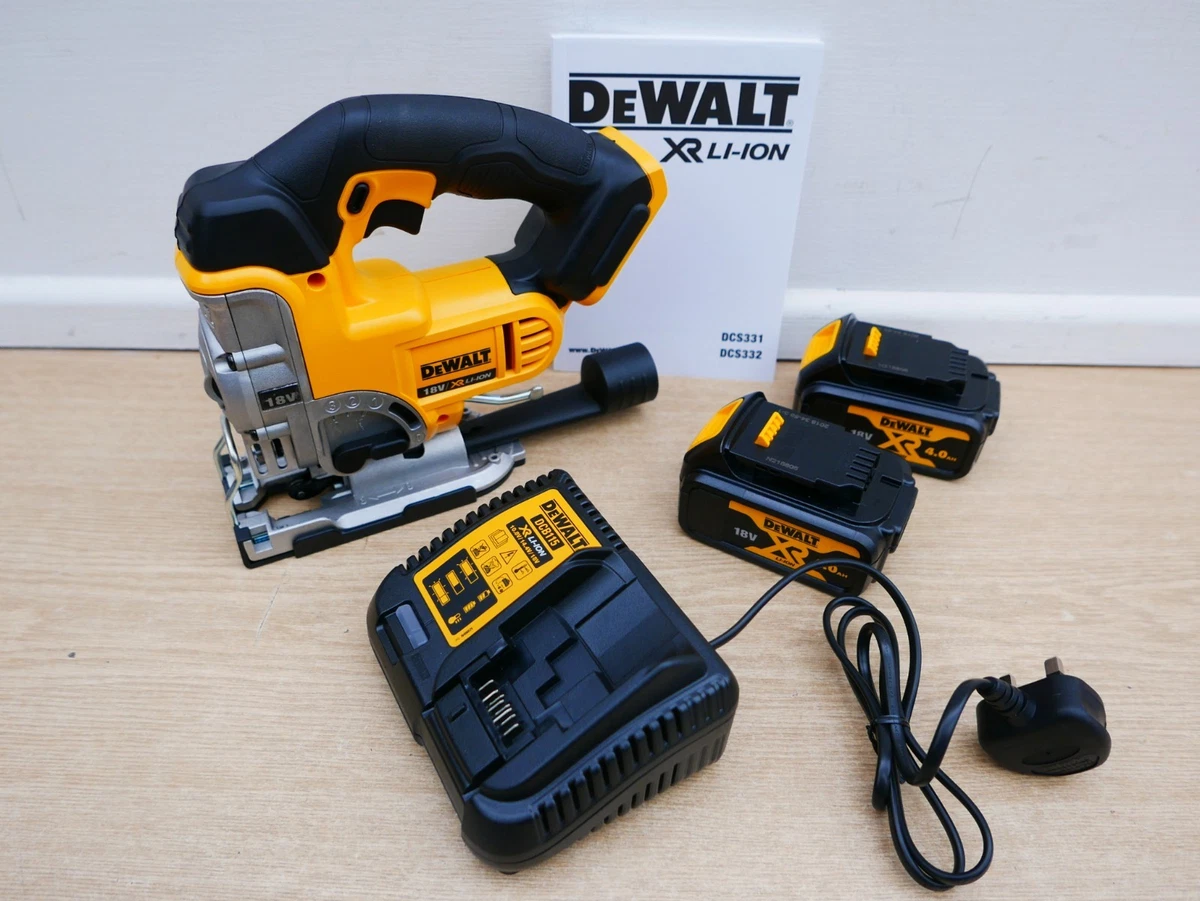 DeWALT DCS331M2 18v xr cordless jigsaw 2 x 4 AH kit deep tstak
