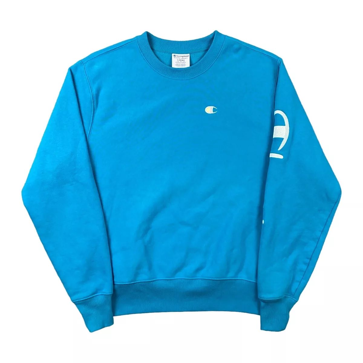 Aqua champion sweatshirt sale